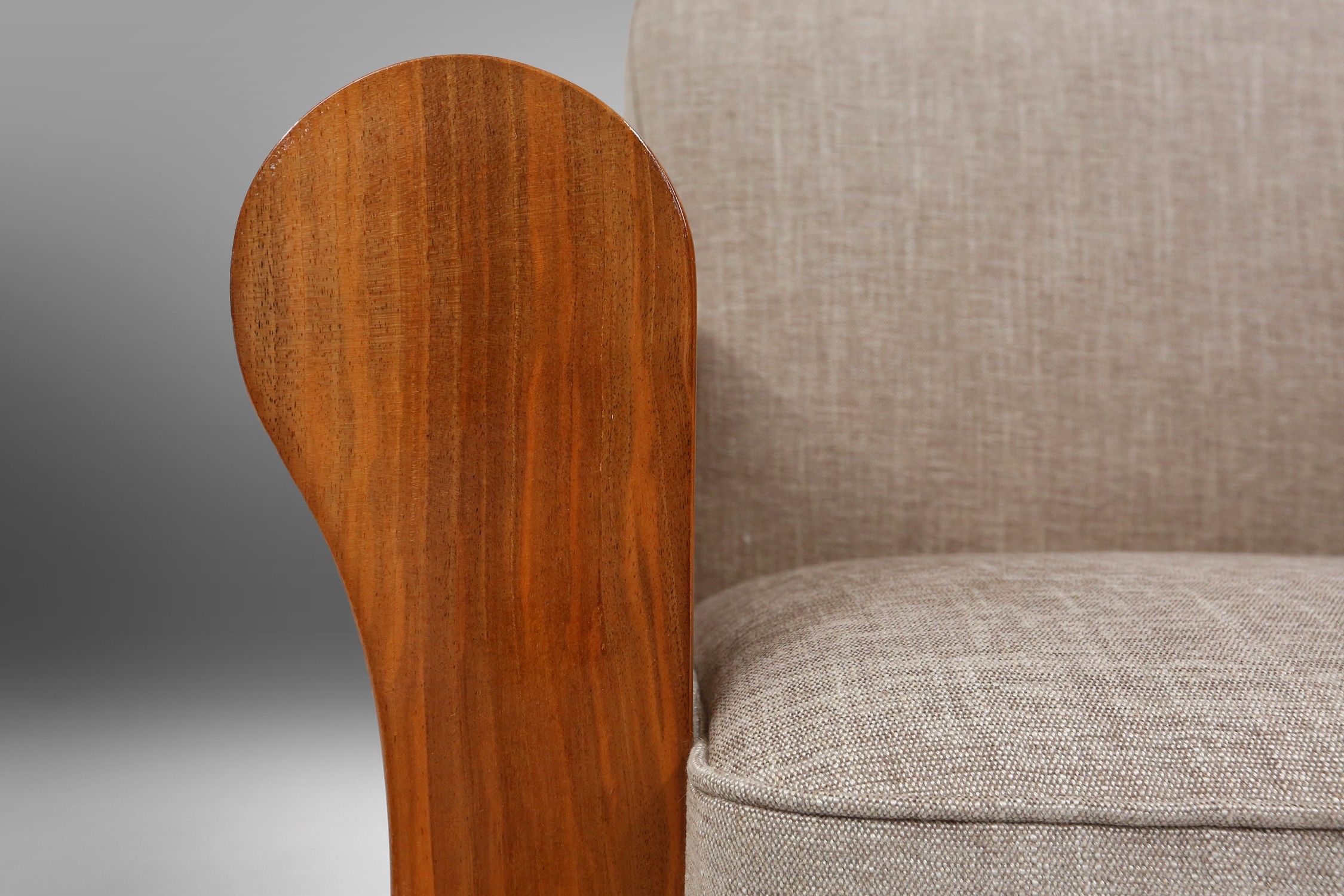 Set of 2 Art Deco Armchairs in Walnut Veneer, France 1930sthumbnail